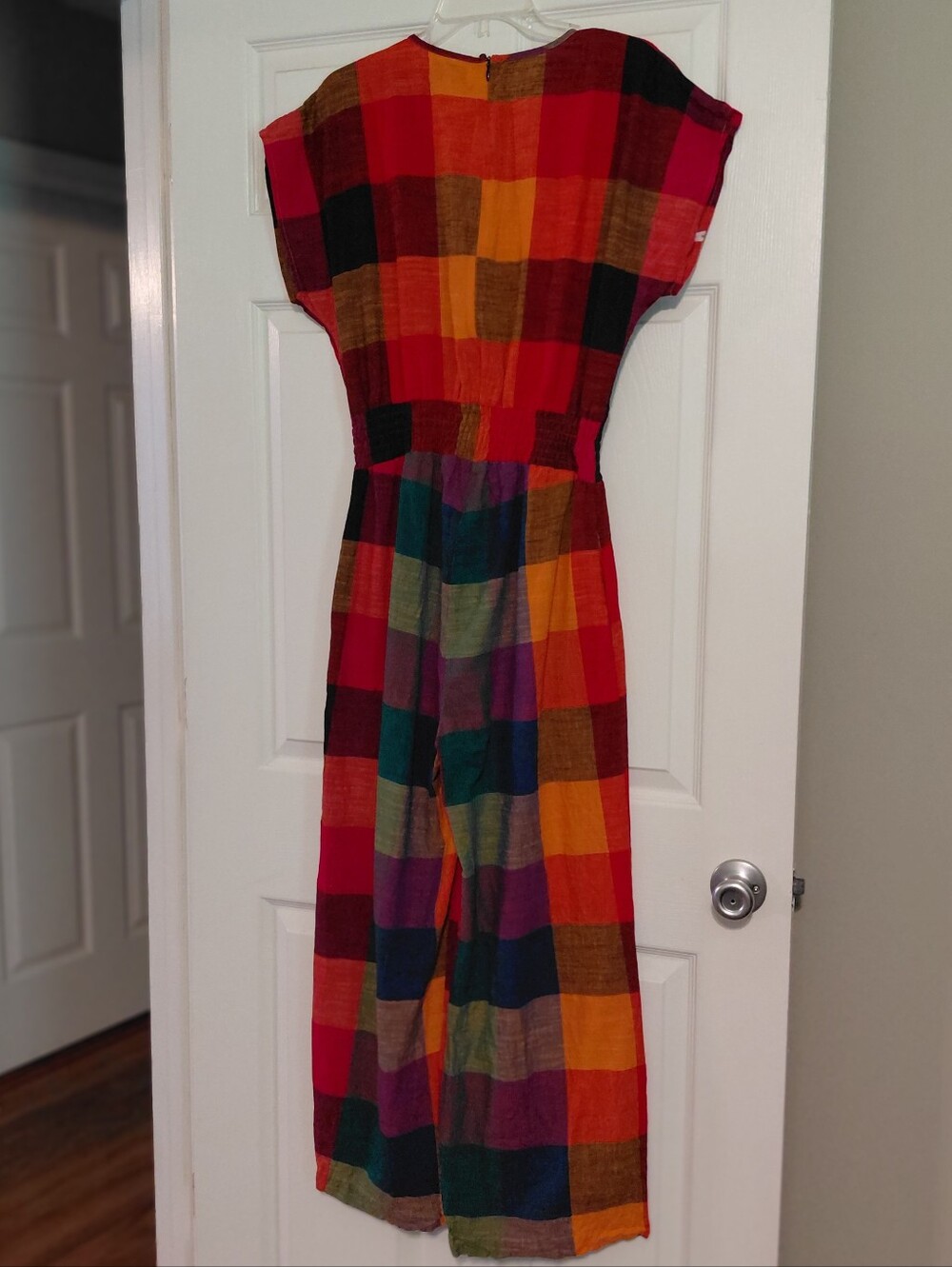 Rujinta Sheth Marie Cinch Jumper Multi Chex Size Large - Picture 9 of 9